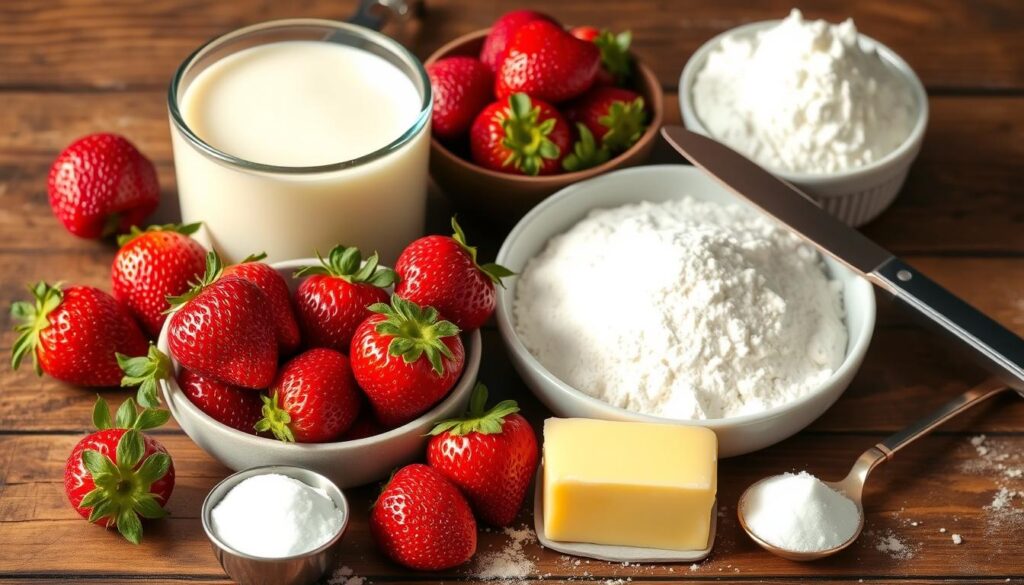 Buttermilk Shortcakes Ingredients