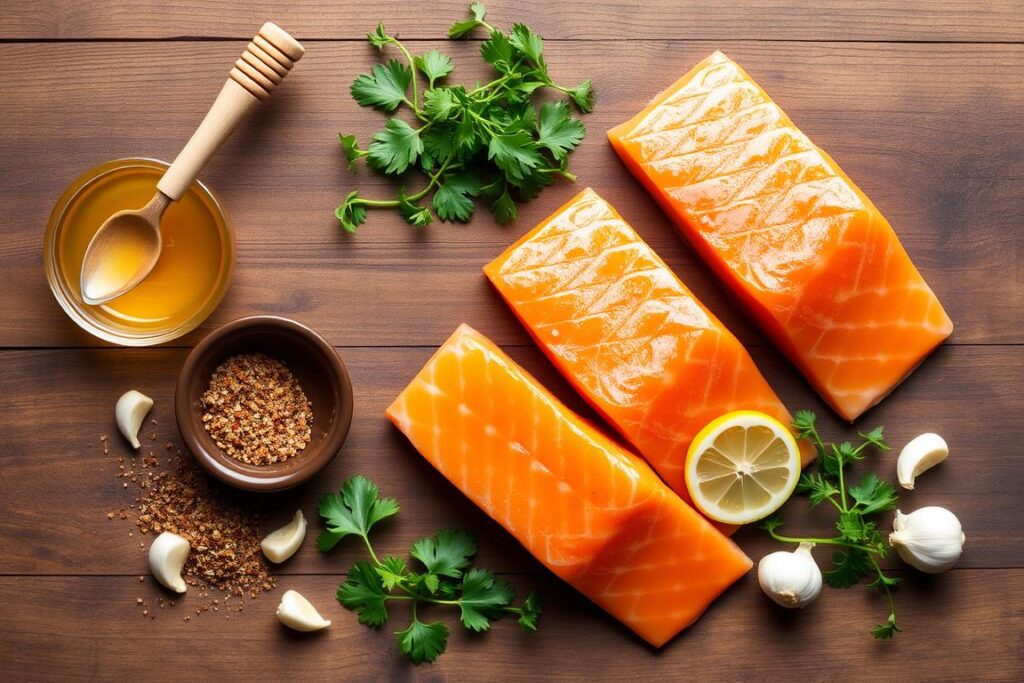 Cajun Honey Butter Salmon Ingredients