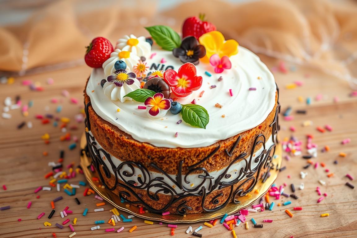 How to decorate a pound cake?