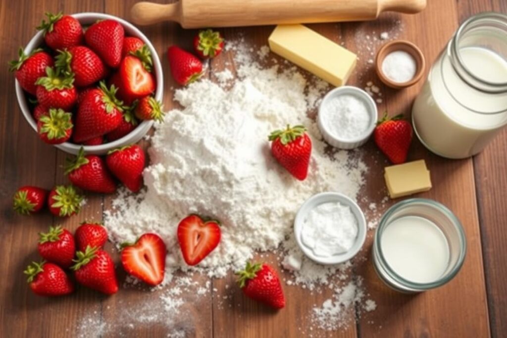 Strawberry Biscuit Ingredients