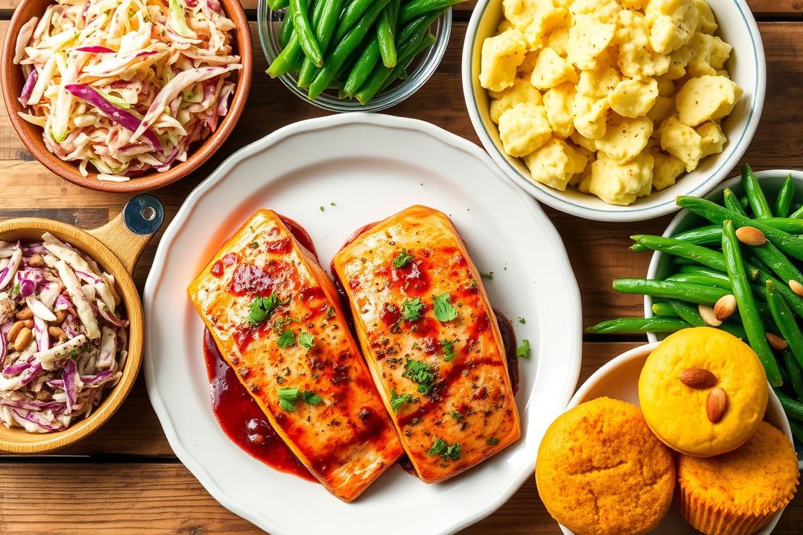 What is a good side dish for cajun salmon?