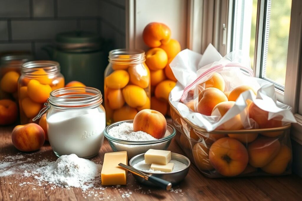 Which is better for peach cobbler canned or frozen peaches?