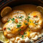 crock pot creamy lemon garlic butter chicken