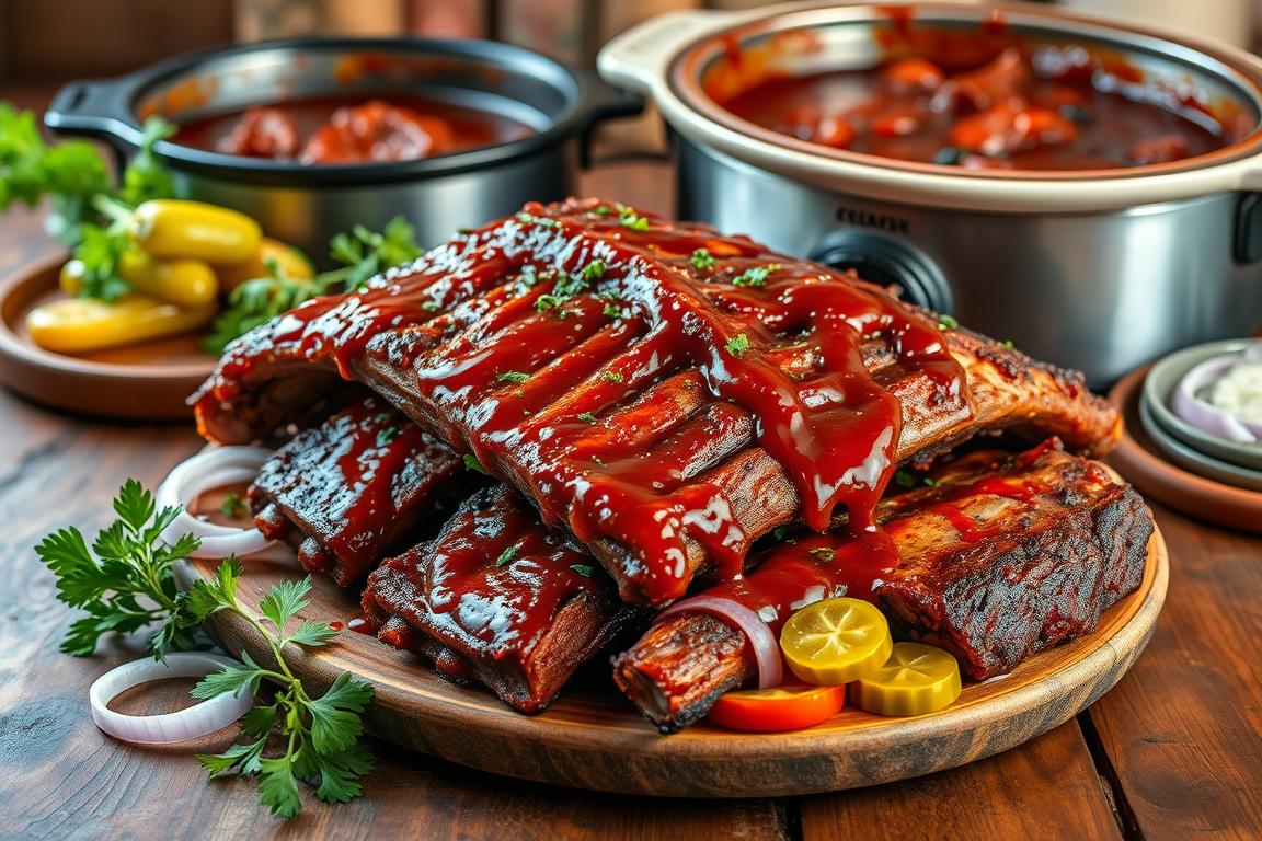 crockpot barbecue country style ribs​
